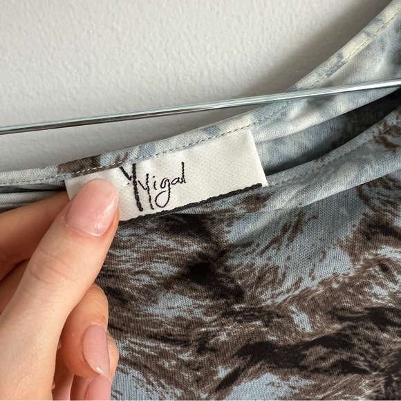 Y2K Vintage Yigal Azrouel One Shoulder Mini Dress - Picture 4 of 6